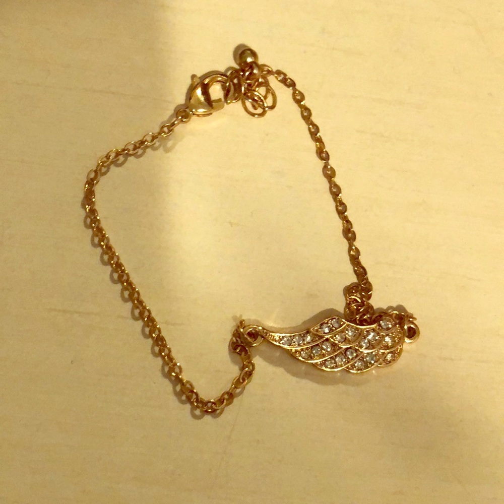 Gold plated anklet